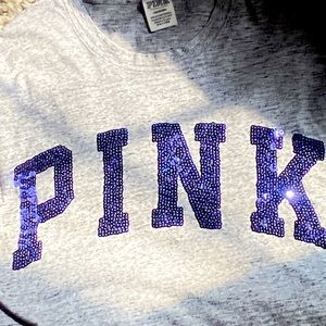 PINK L worn once is perfect PURPLE sequins 🤩 yoga pant L great condition😍